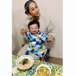 Feel the summer in Jinbei(　ﾟ&forall;ﾟ)o彡ﾟﾏﾂﾘｼﾞｬｱ!Healthy recipe supervised by a dietitian╰( ^o^)╮-｡･*･:&equiv;🍚&hellip;のInstagram画像