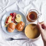 .﻿✴︎┈┈┈┈┈┈┈┈┈┈┈┈┈┈┈✴︎﻿﻿﻿おはようございます❤️﻿﻿今日の朝ごはん🍴﻿﻿最近色んな雑誌でも﻿取り上げられていて話題の&hellip;💕﻿モンマルシェ﻿&hellip;のInstagram画像