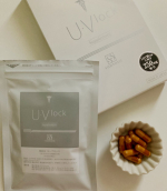 ・﻿飲む日焼け止めはじめました💁&zwj;♀️💊﻿﻿ピーリング石鹸で有名なサンソリット﻿【U・Vlockユーブロック】﻿﻿日焼け止めは、毎日塗ってはいるものの、﻿﻿👧🏻👶🏻 マ&hellip;のInstagram画像