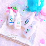 ﻿﻿﻿﻿可愛らしいやぎさんパッケージの﻿レイヴィー🐐💕💕﻿﻿トライアルセットを頂き﻿使用しました🎶﻿﻿ボディシャンプーと﻿フェイシャルウォッシュは﻿&hellip;のInstagram画像