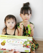 最近食べ過ぎて姉より大きくなってる次女👀6歳の長女より2歳の次女の方が食事の量多い🤣でも食べることって美味しいからやめられないよねー🐷私がそう！！最近なんて好きなものを好き&hellip;のInstagram画像