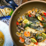 .株式会社ドウシシャ様よりご提供頂きましたevercook(26cm)のフライパンで鱈のアクアパッツァ🐟🍳簡潔にいうと、、最高すぎて20cmと玉子焼きのフライパンも買ってしまった🤣💓&hellip;のInstagram画像