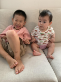 息子4歳と娘9ヶ月。