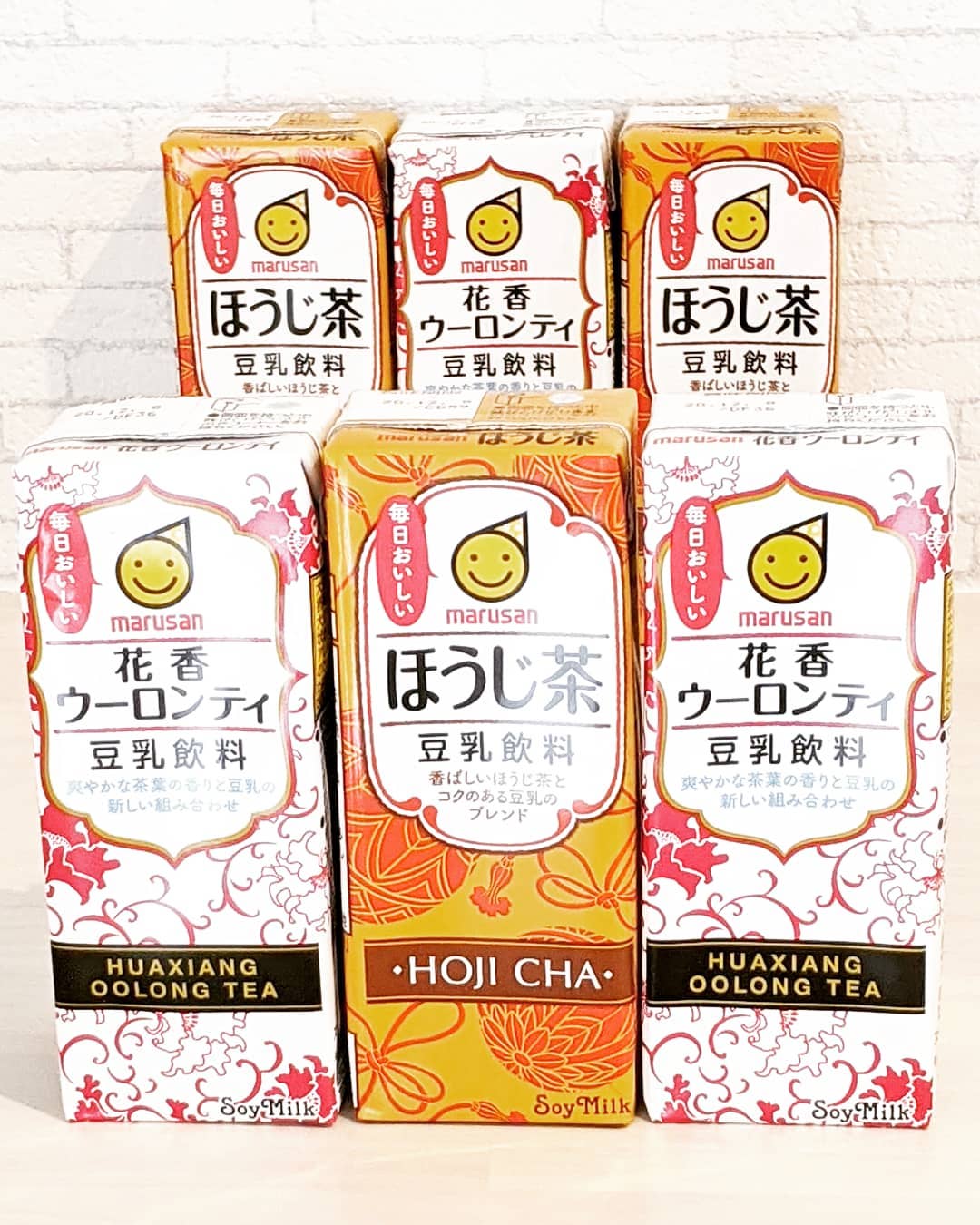 口コミ投稿：マルサンさんの　@marusanai_official 豆乳飲料花香ウーロンティ＆豆乳飲料ほうじ茶…
