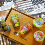 たっぷり3層の爽やかジュレパルフェ✨✅青りんごとレモンの煎茶ゼリー✅白桃とマスカットの和紅茶ゼリーたっぷりで大満足＆3層で飽きない😆最初はトロぷる食感の爽やかジュレ✨2層目&hellip;のInstagram画像