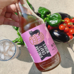 .﻿暑いくらいの晴天⚑𖠱﻿﻿家庭内菜園の収穫をしつつ&hellip;﻿気持ちよく庭先でビールを飲みたいところを﻿健康的に炭酸割りのビネガーでグッと我慢🍷笑﻿﻿﻿- 𝗟𝗢𝗛𝗔𝗖𝗢限定デ&hellip;のInstagram画像