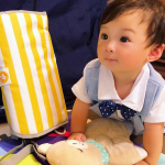 Active baby and measures(*^&omega;^*)I'm busy because my baby is moving around everyday((((；ﾟДﾟ)))))))&hellip;のInstagram画像