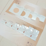 サンプルでいただいたファンデ！下地やファンデ、フェイスパウダーまであって自分の肌に合う色を見付けやすかったです✨#リソウコーポレーション #クリアファンデーション #クリアファンデ #クリ&hellip;のInstagram画像