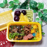 高校生  娘弁当本日の娘弁当🍱には小森樹脂 さんのセパレートランチボックスを使用させて頂きました。このお弁当箱、とても優秀✨1段でも2段でも使用でき、しかもドーム型なので中皿を&hellip;のInstagram画像