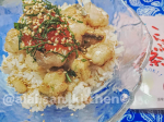 ‪🎣‬他人丼[コチ]鯒の唐揚げ丼✩✩初めて釣った😍36センチ友達の旦那の竿で(笑)👈🏾私はシーバスロッド無いから借りた竿で(笑)こないだの余りを唐揚げにしてみた。✩【@&hellip;のInstagram画像