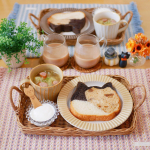 **𝕓𝕣𝕖𝕒𝕜𝕗𝕒𝕤𝕥 𝕞𝕖𝕟𝕦 ୨୧ ねこねこ食パン୨୧ キャベツとウインナーのスープ୨୧ ヨーグルト୨୧ ロイヤルミルクティー**ねこねこ食パンのお店の前を&hellip;のInstagram画像