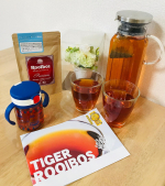 タイガーのオーガニック・プレミアム・ルイボスティー♪ルイボスティー大好きな我が家🏡冷蔵庫に常備してるお茶はルイボスティーオンリーという徹底ぶり😆タイガーのルイボスティーはクセがないので飲み&hellip;のInstagram画像