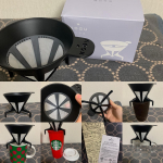 今日は朝から雨だからお家で珈琲考具さんのフィルターレスドリッパーを下ろしました😃【見た目】ステンレスフィルターとかではなくて、特殊なフィルターを使っているから凄く薄くて、オブラートみたいな&hellip;のInstagram画像