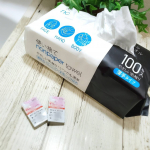 ✨使い捨て nonpaper towel薄手タイプ　100枚✨肌触り、吸水性　どちらも抜群💟猫を３匹飼っているので、タオルで顔を拭くと　顔に猫の毛がついたりすることも😅&hellip;のInstagram画像