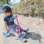 ⠀@ides_official 1歳からのヘルメットキャッピープチ(Cappy petit)一般的なヘルメット重さの約半分（220g）✨軽くて被りやすいからヘル&hellip;のInstagram画像
