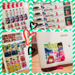 #みんなのシール というアプリで#ステッカー を作ってみた〜。超簡単！しかも速攻で翌日とかに届いた✨桜は鬼滅のシール作りたいって言ってたけど著作権的に✖️だから、一枚目は七五三&hellip;のInstagram画像