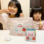 ご褒美感覚で虫歯予防🦷✨@brian_wisteria 様の粉状歯磨き粉をお試しさせていただきました☺︎食品成分100%だからうがいができない小さい子でも安心なの💕虫歯&hellip;のInstagram画像