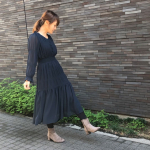 @hiraki_official チャンキーヒールブーツシンプルデザインなので、どんなコーデにも合わせやすいショートブーツ安定感のある5cｍチャンキーヒールで歩きやすい🎶こ&hellip;のInstagram画像