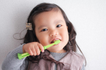 クラプロックス﻿子供用歯ブラシ(0才～6才) ﻿0歳から6歳用歯ブラシで﻿歯磨きが初めてでも持ちやすく﻿歯肉を傷つけないやさしい歯ブラシです//﻿﻿﻿グリップ部分がし&hellip;のInstagram画像