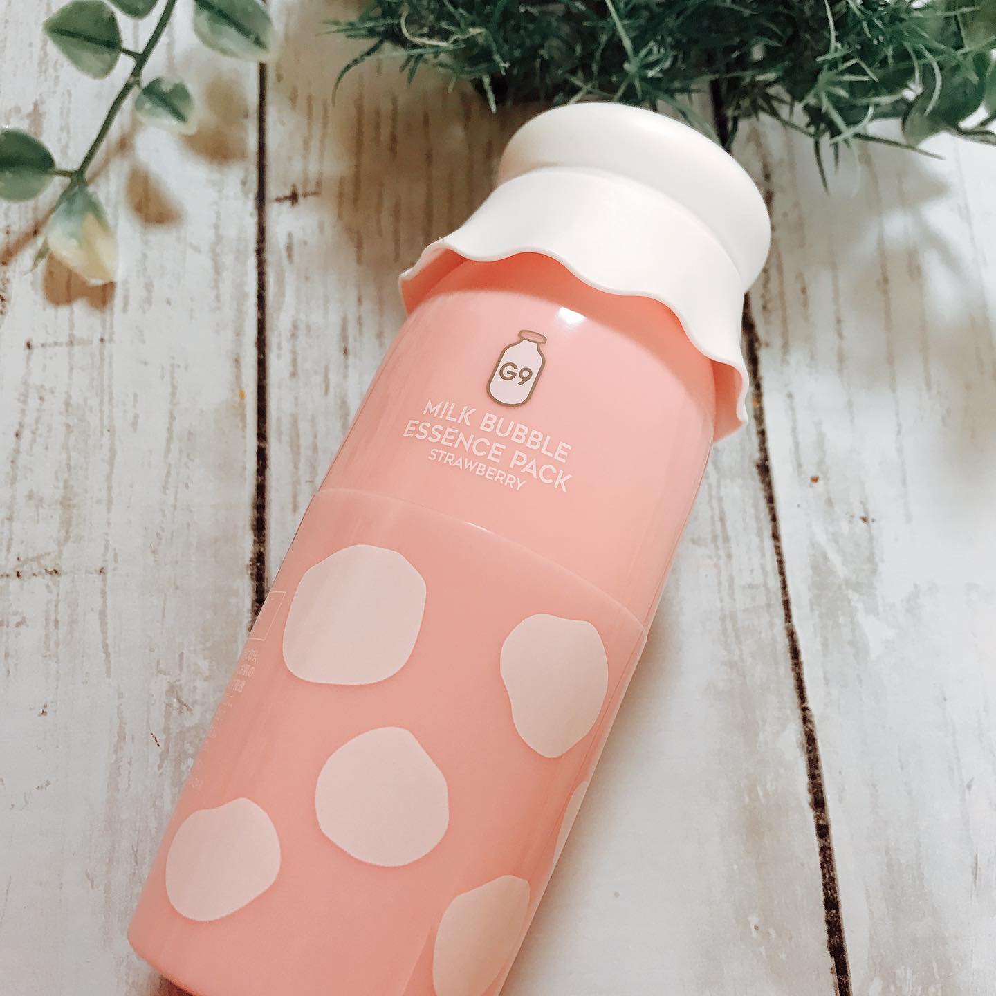 口コミ投稿：#G9SKIN #G9MILKBUBBLEESSENCEPACK #G9バブルパック #泡の美容液 #monipla #GRinc_fa…