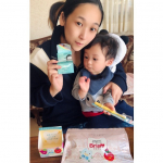 Parent and child made their toothpaste debut🦷✨✨I used powder toothpaste for the first time(*'▽'*)&hellip;のInstagram画像