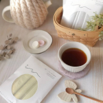今日は朝から寒くて。。。しょうが紅茶を飲んで温まります。@u_u_teaカフェインレスのパウダーティー。*津軽りんご紅茶*ほうじ黒豆ティー*しょうが紅茶3種類の中か&hellip;のInstagram画像