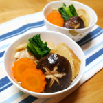 治部煮&hearts;お料理教室で教わった金沢の郷土料理。忘れないようにお家で復習しました。煮物の味を左右するお出汁は、厳選された良質な原料を使用した#豊の天然だし を使いました。パ&hellip;のInstagram画像