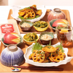 *❁︎晩ごはん・蓮根とさつまいものヤンニョムチキン・菜の花の辛子味噌和え・ごぼうサラダ・りんご・ルイボスティー***********&hellip;のInstagram画像