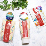 pdcのワフードメイド 酒粕ライン3点セットをお試ししました&hearts;.左から酒粕パック・酒粕洗顔・酒粕の湯です(*^^*).酒粕洗顔で洗顔した後パックをしながら酒粕の湯に浸かりました☺✨&hellip;のInstagram画像