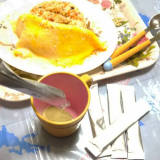 「カロリー高い「クリームソースオムライス」を食べても、罪悪感無く食べれちゃうの嬉しかったです」の画像（2枚目）