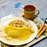 「カロリー高い「クリームソースオムライス」を食べても、罪悪感無く食べれちゃうの嬉しかったです」の画像（3枚目）