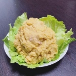 ごと芋ペーストでサラダを作りました！さつま芋の甘みとツナの塩味がいい相性でした！五島列島で育ったさつま芋の焼き芋も食べてみたいな🤔💕#ごと芋ペースト #ごと #ごと芋 #さつま&hellip;のInstagram画像