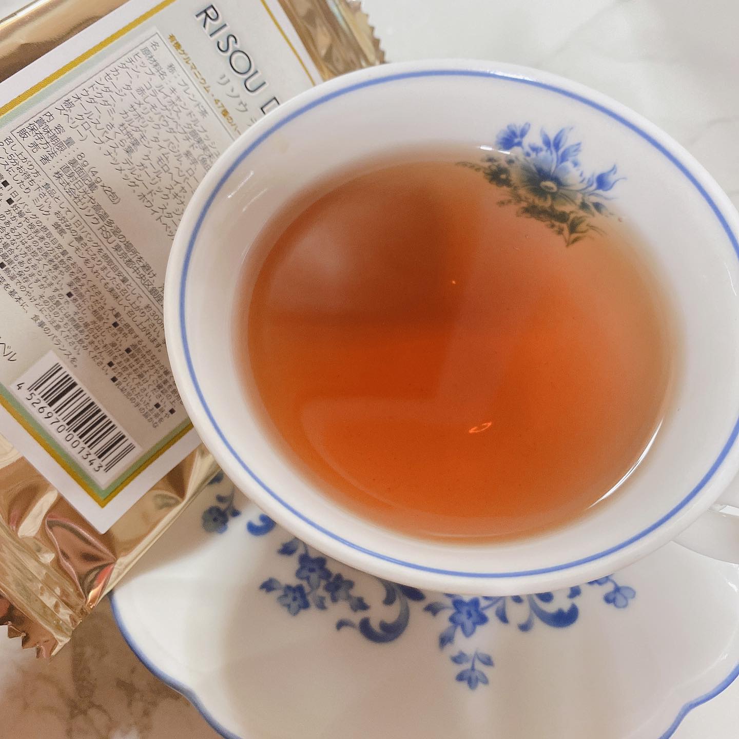 口コミ投稿：最近寒くて…一杯の☕︎ティータイムに癒されてる🌿✨🍵#リソウデトックティーは美容と健康…