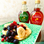 おうちパンケーキしたよ🥞いつもは森○ケーキシロップメープルタイプなんだけど今日は特別😘100%かえでの樹液メープルシロップで食べた😍超リッチ💕本物のメープル&hellip;のInstagram画像