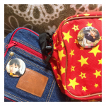 ❤みんなのバッジ、使ってみました❤今回使用してるのはバッジのＭサイズ(44mm)です1つ330円です👦🏻👧🏻こんなに安くできるの！？とビックリしました👀発送&hellip;のInstagram画像