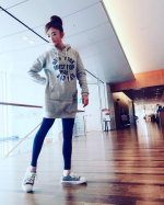 チェックのスニーカーに挑戦してみたよ😆👟✨✨..ニッセンのスニーカーがカラバリ豊富でめちゃ安❣️普段、スニーカーは、白か黒ばかりだけど、グレーのチェック柄を履いてみた👍&hellip;のInstagram画像