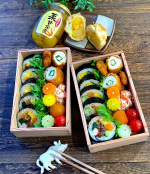 2021.1.5 火曜日〜〜〜今日のお弁当＊キムチキンパ＊しそチーズささみカツ＊明太サラダ＊金柑の甘煮・・・こんばんは⚑︎⚐︎今日から仕事始め〜なお弁当はおかず少&hellip;のInstagram画像