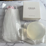 エミーノボーテ　モイスチャーリッチソープ洗うたびにうるおう石鹸「エミーノボーテ　モイスチャーリッチソープ」を使ってみました♡注目の美容成分「プロテオグリカン」とヒアルロン酸、コラーゲン、プラセ&hellip;のInstagram画像