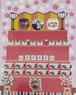 #新しい手帳 に貼るための#スケジュールシール を作りました！/みんなのシール ✨\.シールの背景も選べたから、少し時期は早いけどひな祭りの背景にして、シールを雛人形み&hellip;のInstagram画像