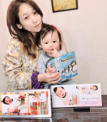 Do not put your finger in the nose🐽🤣I made a follow plate to commemorate my son's one year old✨✨&hellip;のInstagram画像
