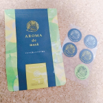 #PR #富士産業株式会社 アロマdeマスクをお試ししてて、マスクにシールを貼るとアロマが香るんです😌シール6枚とマスク1枚が入ってました🙌シンボルマークのハリネズミ🦔なんでハリネズミ⁉️&hellip;のInstagram画像