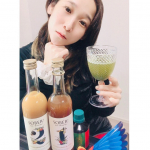 Arrange non-alcoholic cocktails🥂Became a healthy herbal cocktail🌿✨✨Home time is fun even without&hellip;のInstagram画像