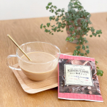 珍しくチャイでほっこりです！今日飲んだのは爽快決　健美チャイです😌甘いけどスパイスの効いてるチャイでした！香辛料9種配合😳シナモン、陳皮、カルダモン、八角、杏仁、ナツメグ、クローブ、ク&hellip;のInstagram画像