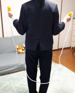 #縄跳び #なわとび #縄跳び練習 #なわとび練習 #銀鳥産業 #monipla #gincho_fan持ち手のくまが可愛いと娘2人がとりあいこになるくらい気に入っていました。いつものなわとび&hellip;のInstagram画像