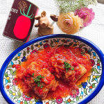 ＊・＊・＊・＊・＊・.南イタリアの太陽をたっぷり浴びて育った完熟トマト100％LOHACO限定 トマト缶 🍅.🍅イラストがかわいいデザイン缶ホールタイプ＆ダイス状にカット&hellip;のInstagram画像