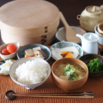 2021.1.27*お野菜おかずな朝ごはん。・高野豆腐とお野菜の煮物・目玉焼き（放し飼い有精卵）・菜の花のわさびお浸し・プチトマトのおでん・大根柚子塩麹漬け・味噌汁&hellip;のInstagram画像