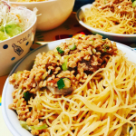 和風パスタには、梅昆布茶が隠し味。#玉露園　#お徳用梅こんぶ茶　#梅昆布茶　#梅こんぶ茶　#KOMBUCHA #monipla #gyokuroen_fanのInstagram画像