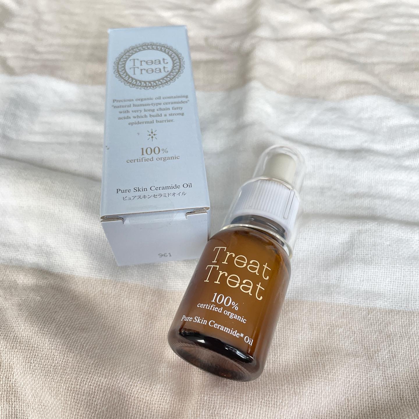 口コミ投稿：🌈ピュアスキン セラミドオイル🌈＊たっぷり化粧水を塗っても、冬の乾燥で肌がカサカサ…