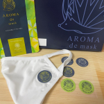 アロママスクでマスクのベルガモット香りを試してみました！とっても可愛いデザインと香りでマスク生活に少しだけでも楽しいことで癒されました。しかも、ペギちゃん(ハリネズミ)もいるのでタイミング完璧でし&hellip;のInstagram画像