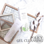 .﻿.﻿.﻿POLICY﻿GEL CLEANSING﻿120g &yen;4500(+tax)﻿﻿メイクや皮脂の汚れを天然ゲルの﻿吸着力でやさしく落としてくれます✴︎&deg;.﻿&hellip;のInstagram画像